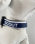 Navy Personalised Pet Collar - Add your Pets Name