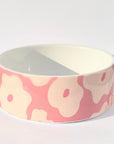 The little flower Pet Bowl SET- Add your pets name - 2 sizes