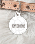 Natural Pet ID Tag - Baxter