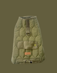 Hound & Home - Olive Quilted Dog Jacket