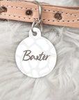 Natural Pet ID Tag - Baxter