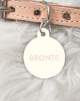 Yellow Pet ID Tag