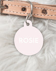 Pink Dog ID Tag