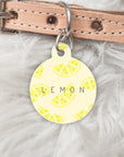 Pet ID Tag-Lemon