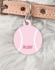 The Tennis Collection | Pet ID Tag | Ruby