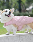 Hound & Home - Pink Quilted Dog Jacket
