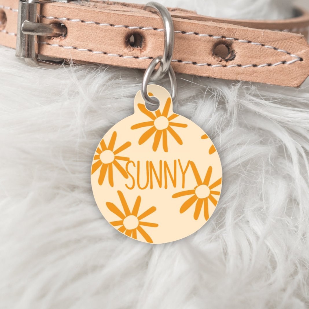 Pet ID Tag-Sunny
