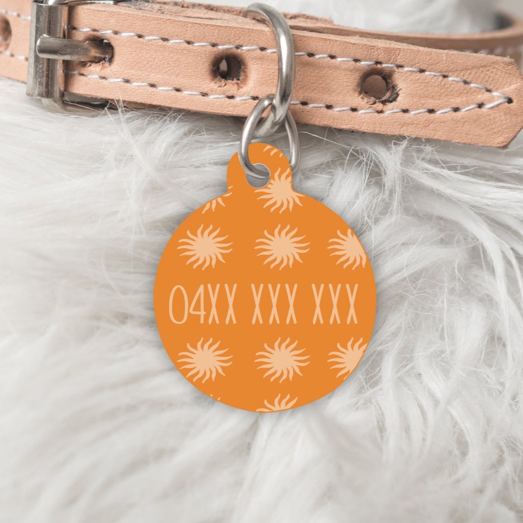 Pet ID Tag- Sunshine