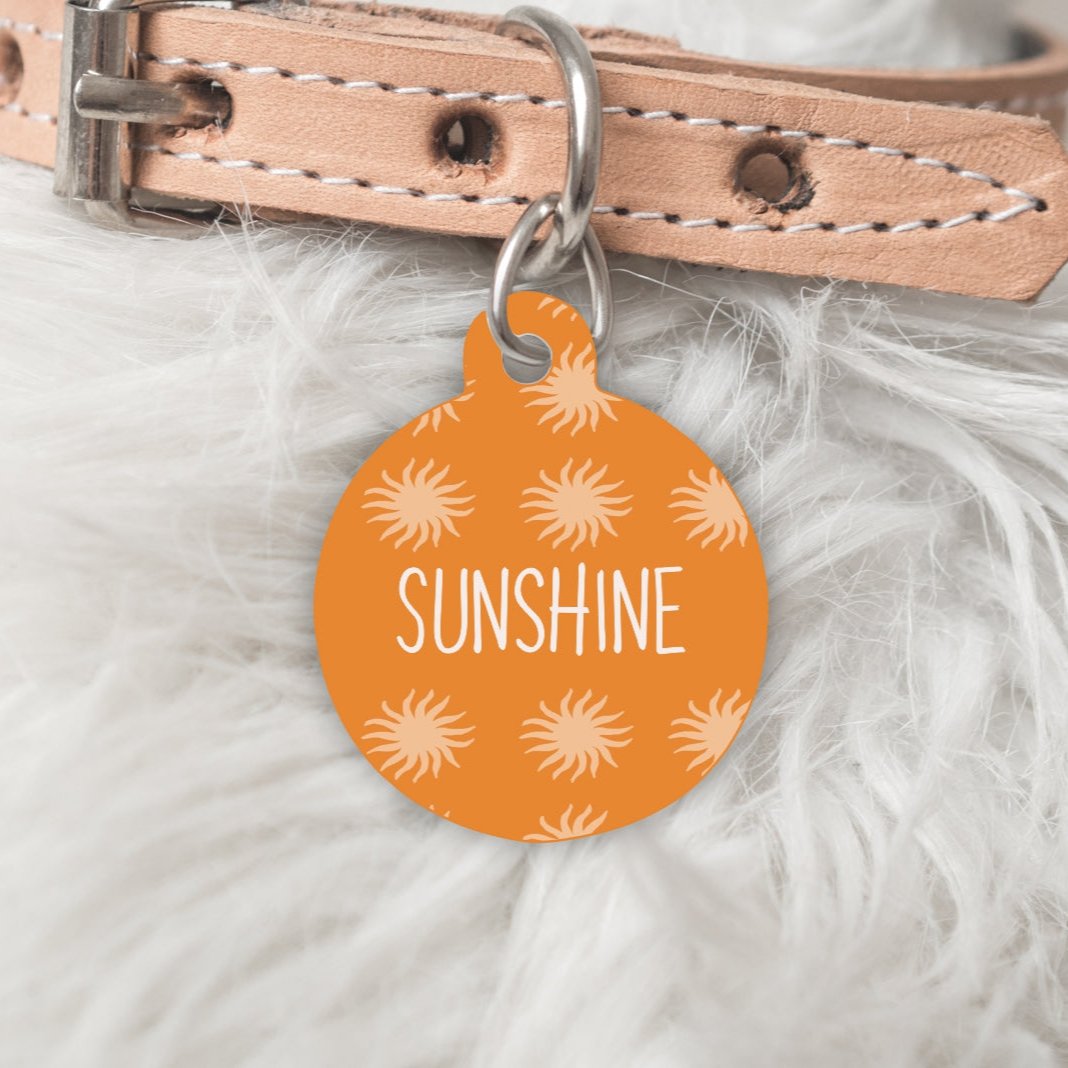 Pet ID Tag- Sunshine
