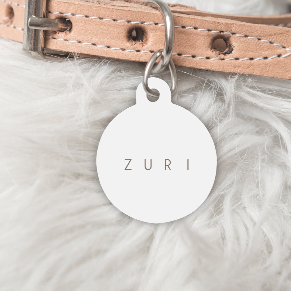 Natural Pet ID Tag - Zuri