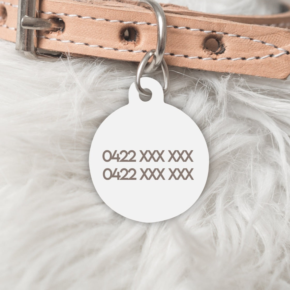 Natural Pet ID Tag - Zuri