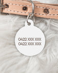 Natural Pet ID Tag - Zuri