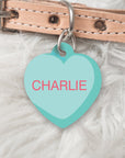 Heart dog tag