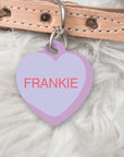 Purple heart dog tag