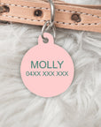 Monogram A-Z Personalised Pet dog or cat ID Tag