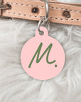 Monogram A-Z Personalised Pet dog or cat ID Tag
