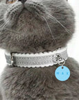 Small 25mm Flower Personalised Pet Cat ID Tag - The Gelato Max