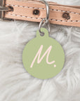 Monogram A-Z Personalised Pet dog or cat ID Tag