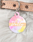 The ART series Personalised Pet dog or cat ID Tag
