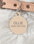 Monogram A-Z Personalised Pet dog or cat ID Tag