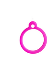 PR+CO Pet ID tag transparent, black or pink silicone Silencer