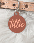 The Winter Edit - Personalised Pet dog or cat ID Tag - Tillie