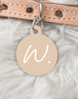 Monogram A-Z Personalised Pet dog or cat ID Tag