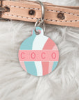 The Coco- Double sided Pet dog or cat ID Tag