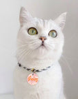 Small 25mm Flower Personalised Pet Cat ID Tag - Daisy
