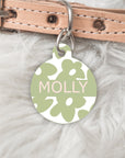 Personalised Pet dog or cat ID Tag Garden Days