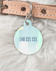 The ART series Personalised Pet dog or cat ID Tag