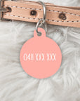 Summer Personalised Pet dog or cat ID Tag - Paw Paw