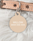 Monogram A-Z Personalised Pet dog or cat ID Tag
