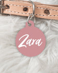 The Winter Edit - Personalised Pet dog or cat ID Tag - Zara