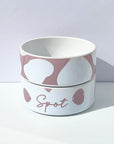 Custom Spot Ceramic Pet Bowl SET- Add your pets name - 2 sizes