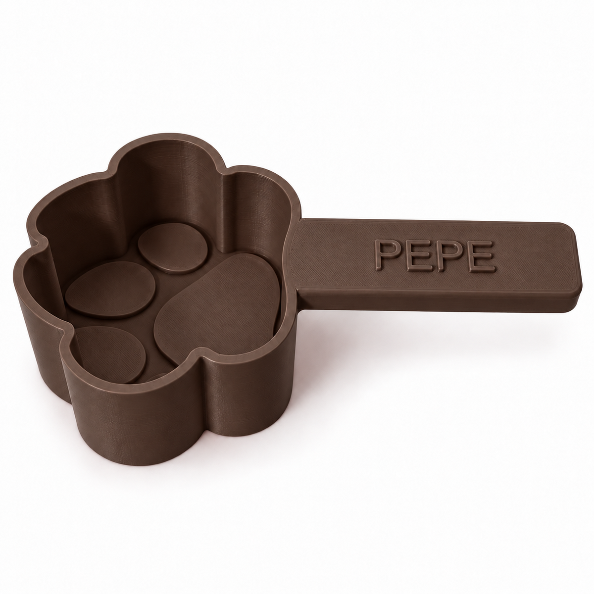 Personalised Paw-Shaped Pet Food Scoop 1/2 Cup