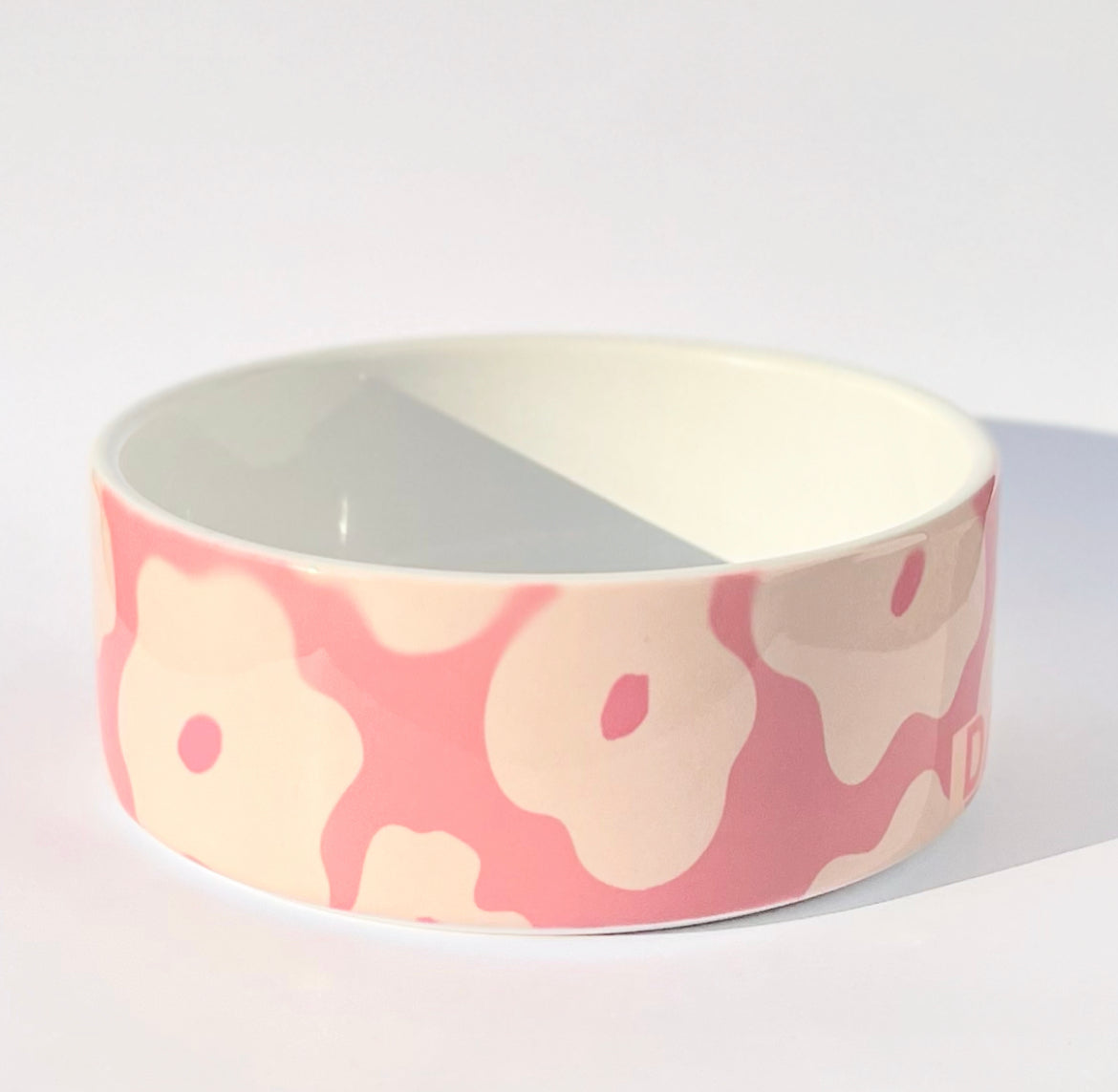 The little flower  Pet Bowl SET- Add your pets name