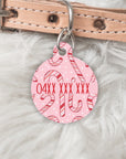 Christmas Pet ID Tag - Candy Cane