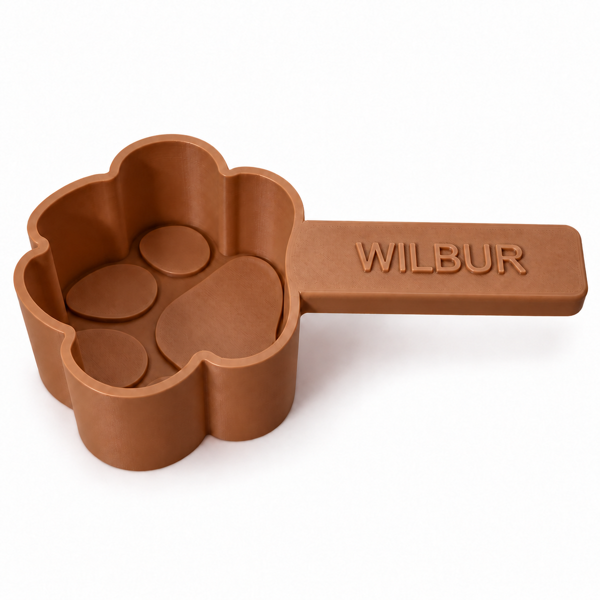 Personalised Paw-Shaped Pet Food Scoop 1/2 Cup