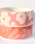 The little flower Pet Bowl SET- Add your pets name - 2 sizes