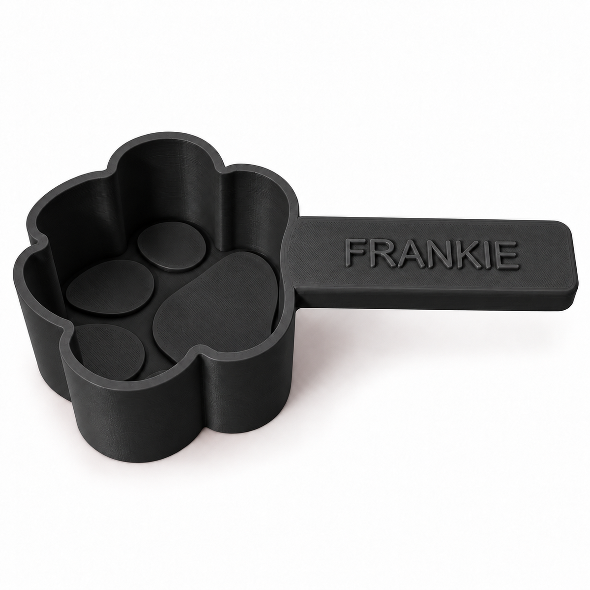 Personalised Paw-Shaped Pet Food Scoop 1/2 Cup