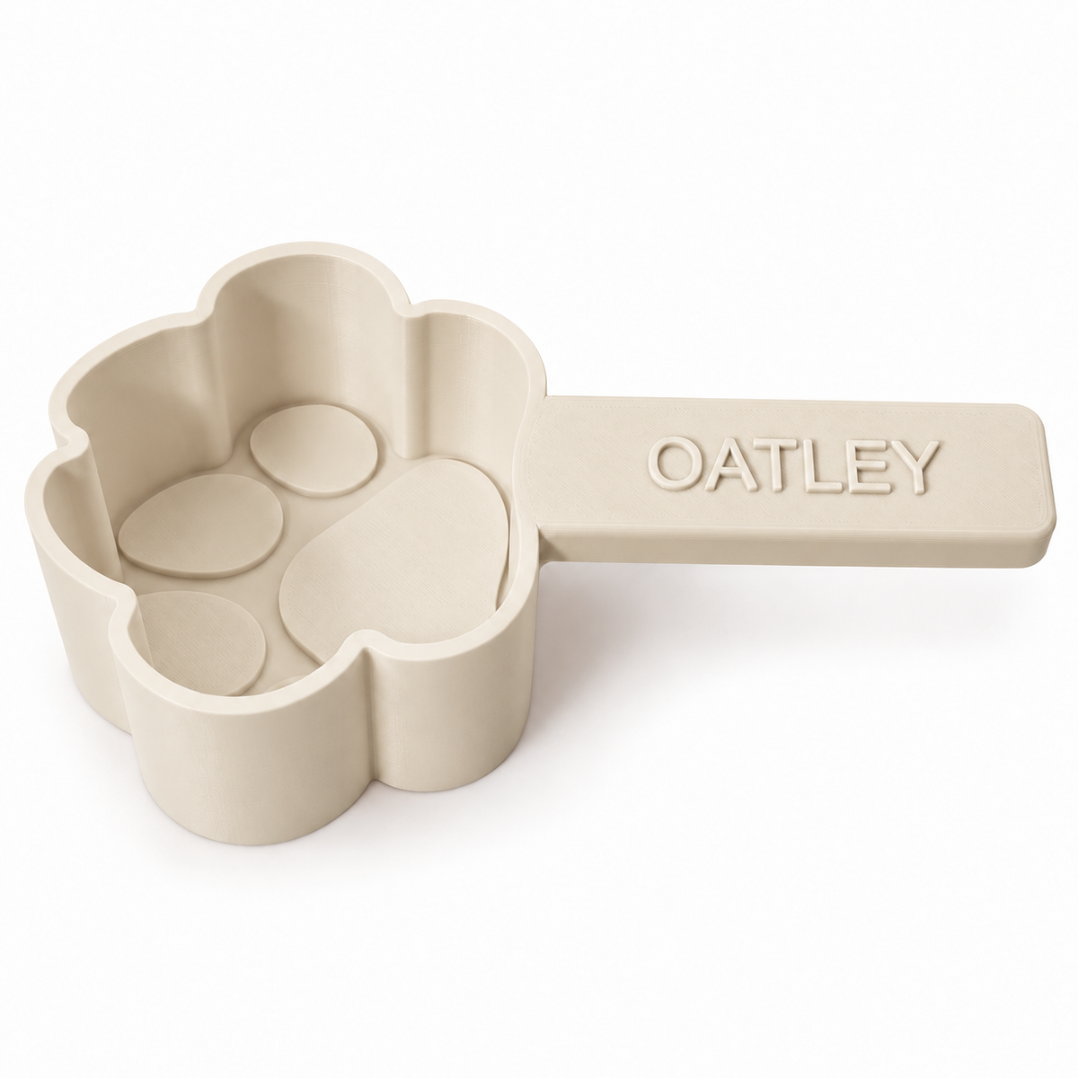 Personalised Paw-Shaped Pet Food Scoop 1/2 Cup