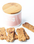 All-Natural Gourmet Dog Biscuits - Strawberry, Apple & Banana