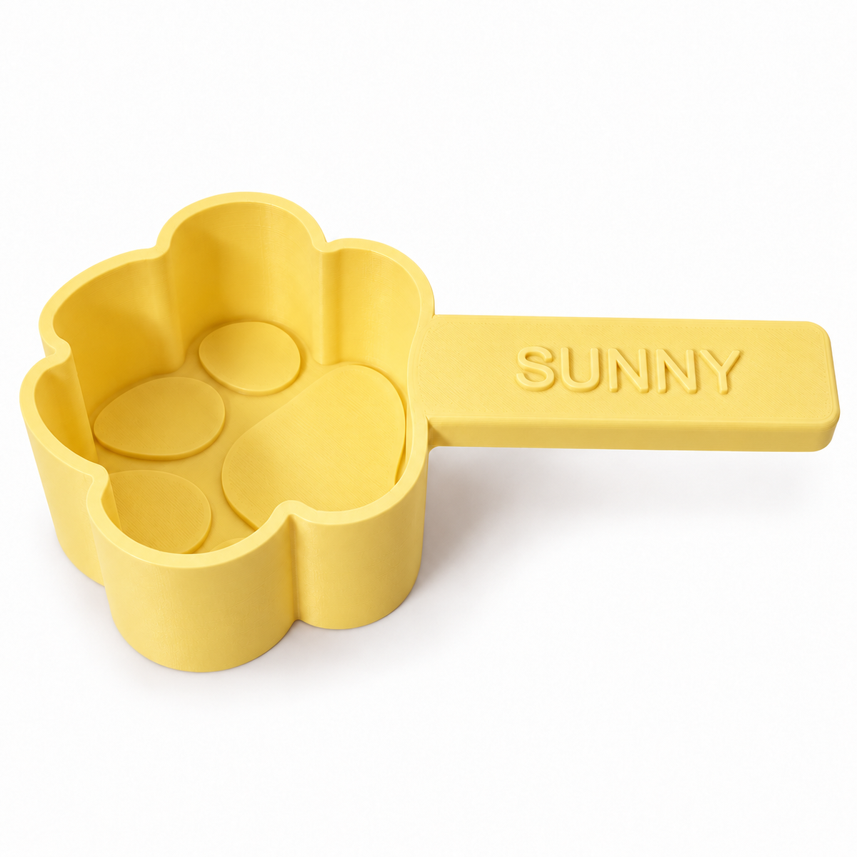 Personalised Paw-Shaped Pet Food Scoop 1/2 Cup