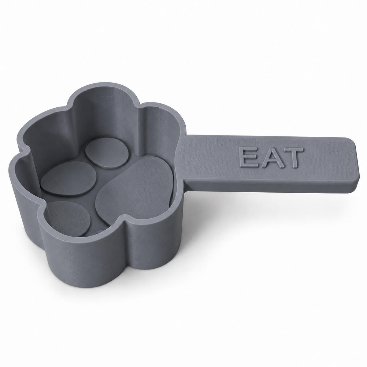 Personalised Paw-Shaped Pet Food Scoop 1/2 Cup
