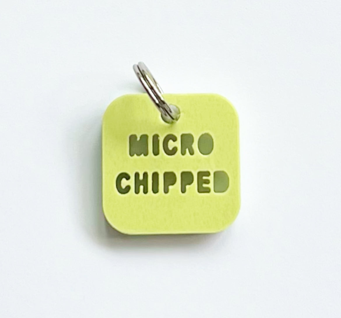 Mini ‘Microchipped’ acrylic charm add-on