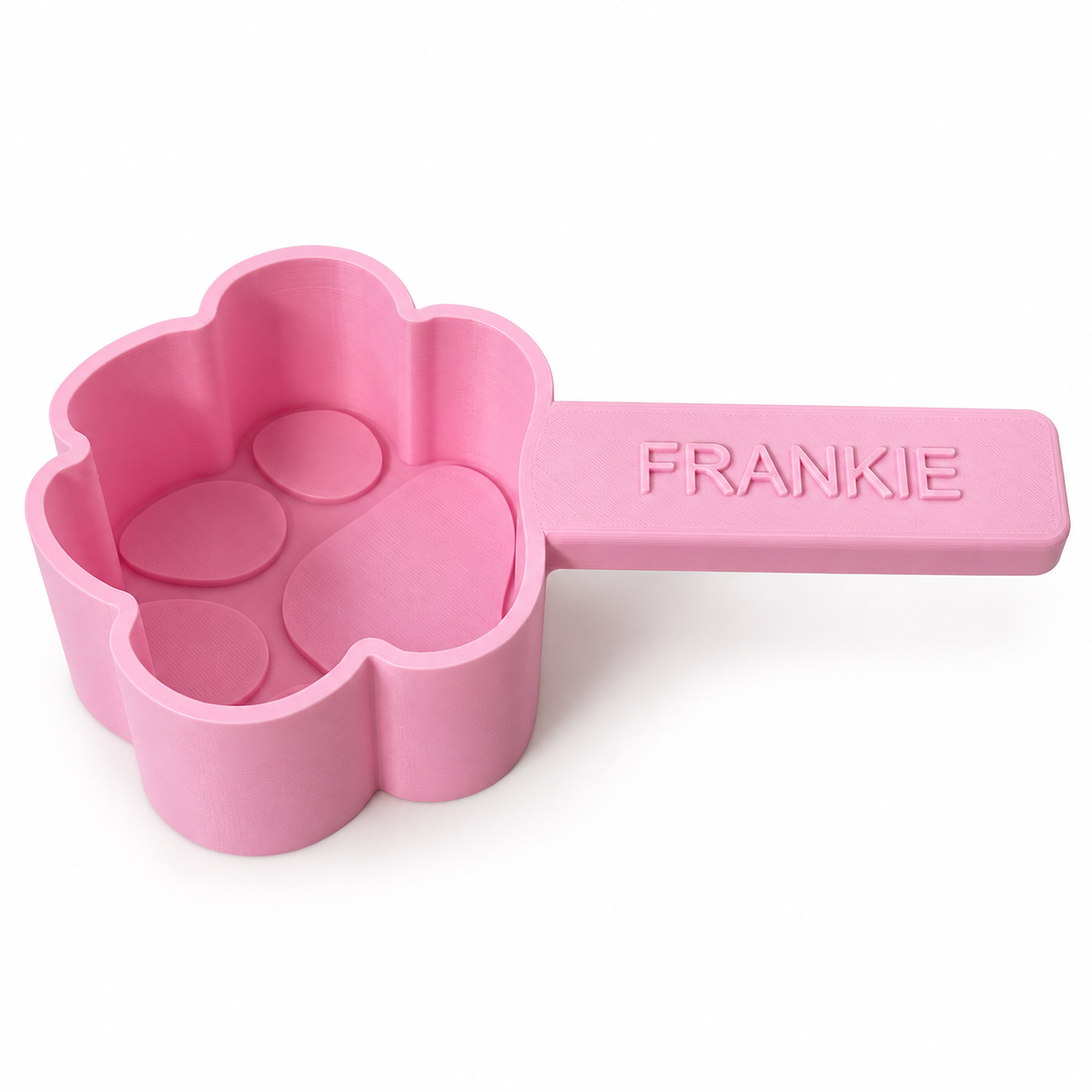 Personalised Paw-Shaped Pet Food Scoop 1/2 Cup