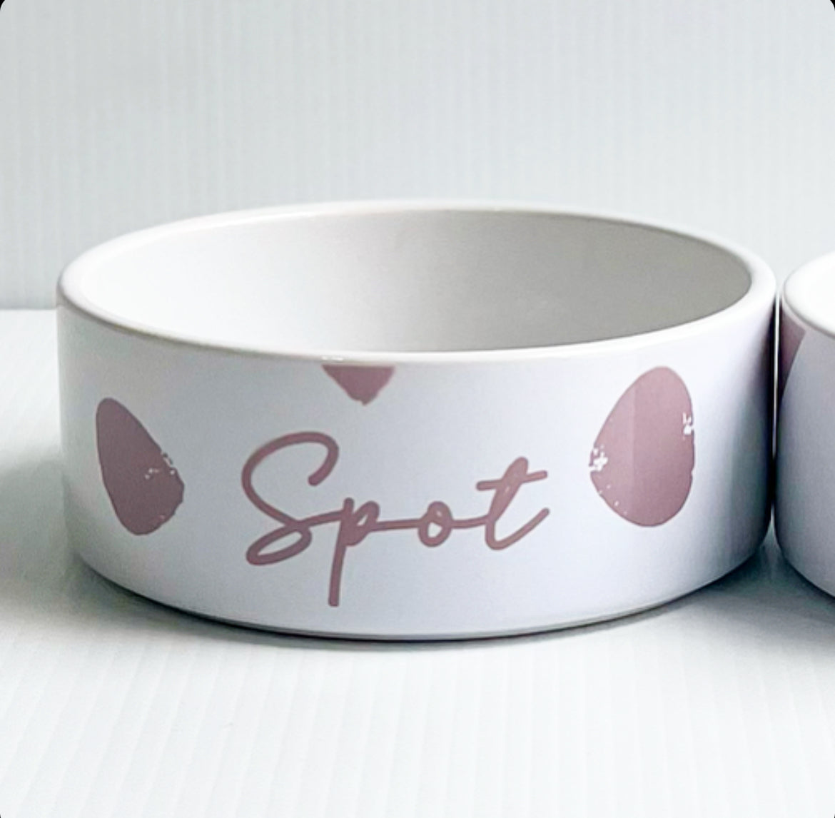 Ceramic personalised Pet Bowl - Add your pets name - 2 sizes