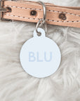 'Colour Pop' Tag & Collar Bundle - Blue