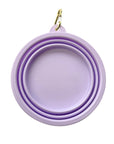 Collapsible Dog Travel Bowl - Lilac